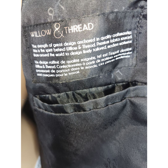 Willow & Thread | Blazer | Jacket | Black | Women | Size 12 - Picture 7 of 8